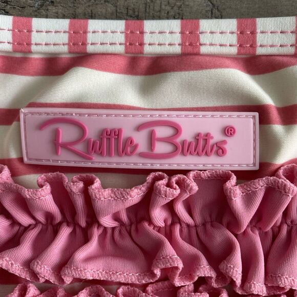 Ruffle Butts You're The Tweetest Long Sleeve Rash Guard Bikini Set Size 3T - Picture 6 of 9